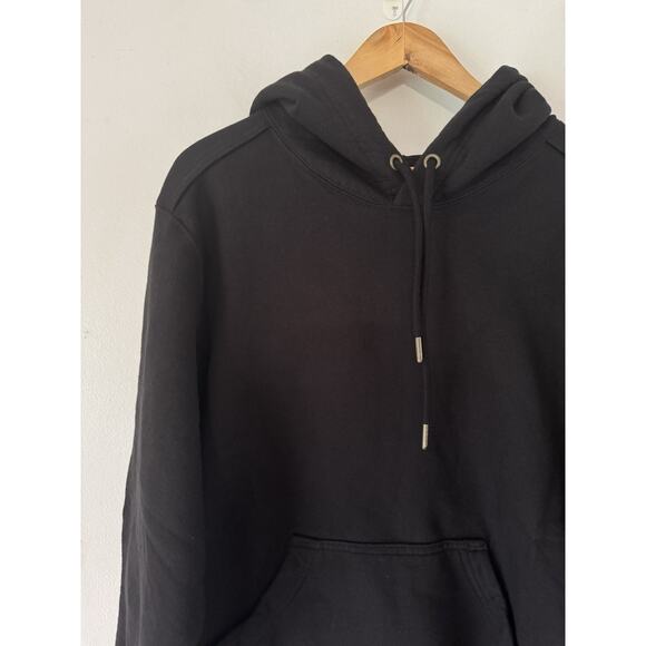 NWOT American Giant Men’s Classic Pullover Hoodie Large Heavyweight Black - Picture 3 of 7